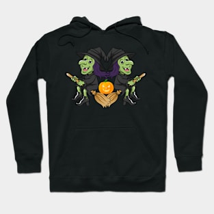 Halloween Witch Pumpkin Hoodie